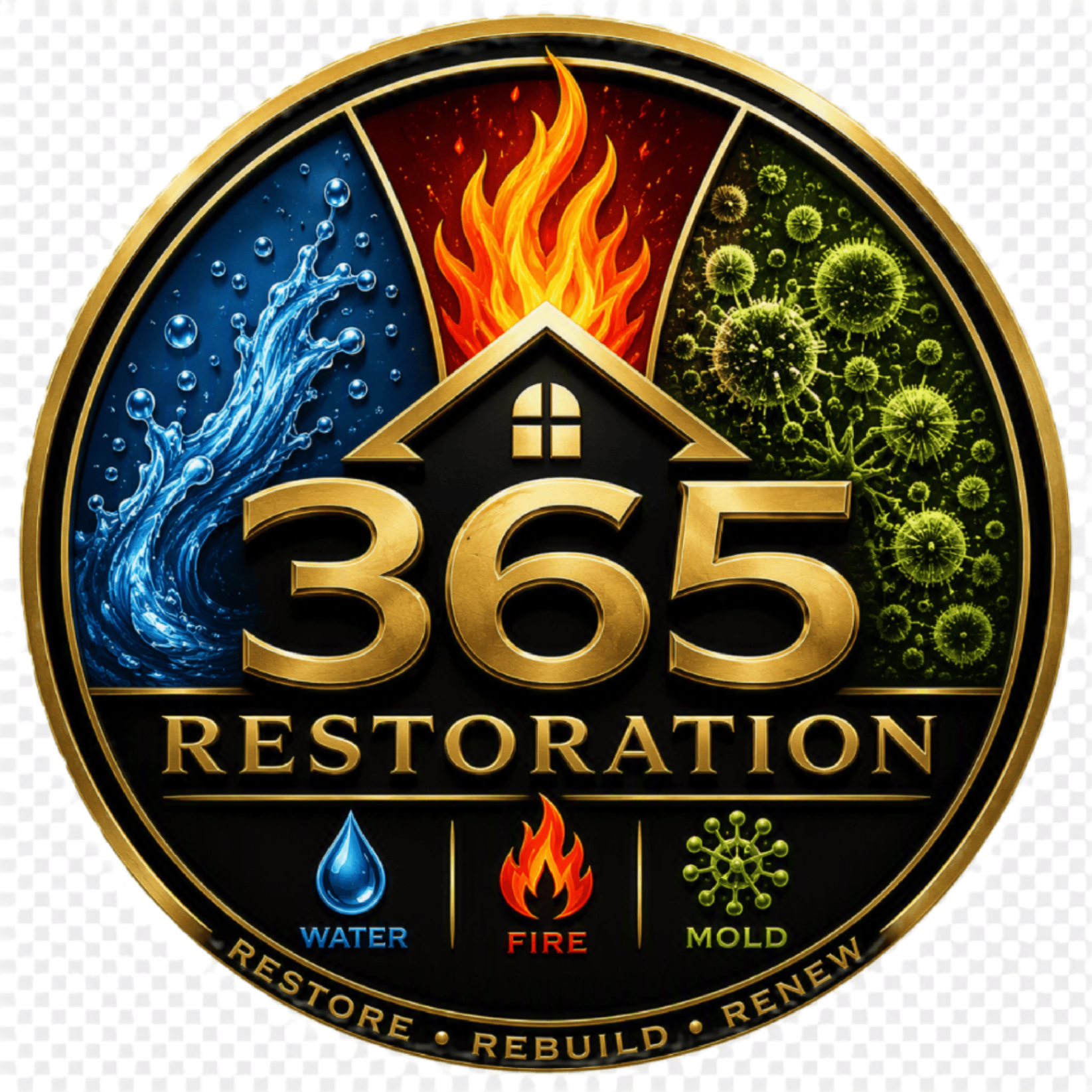 365 Restoration logo — Full-resolution original
