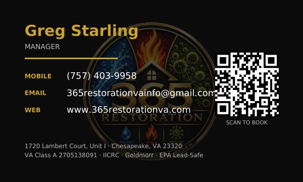 Greg Starling — front & back — Front preview