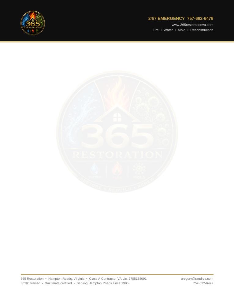 Company letterhead — blank branded page — Front preview