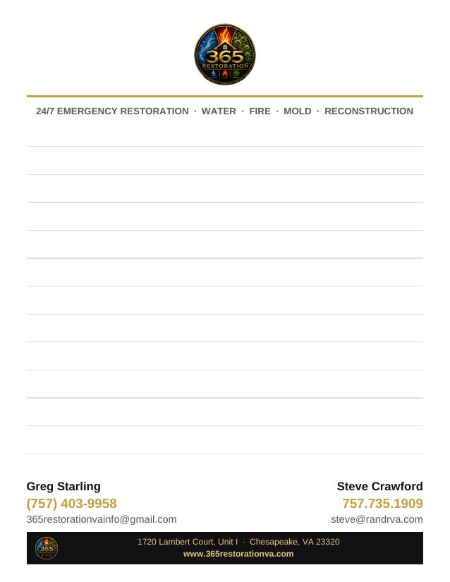 Notepad — single pad page — Front preview