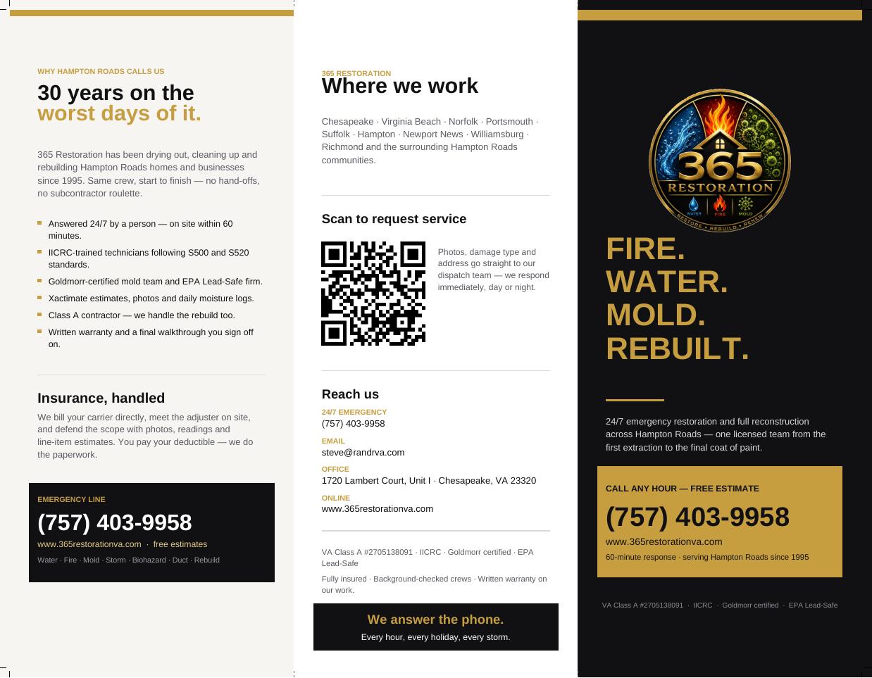 Trifold FRONT — press-ready with bleed — Front preview